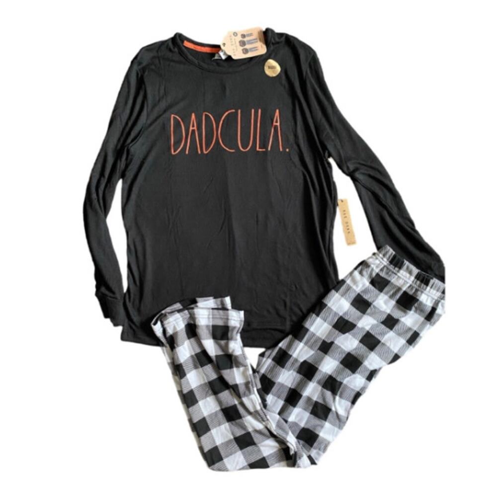 Rae Dunn “DADCULA” men’s Halloween pajama set- medium